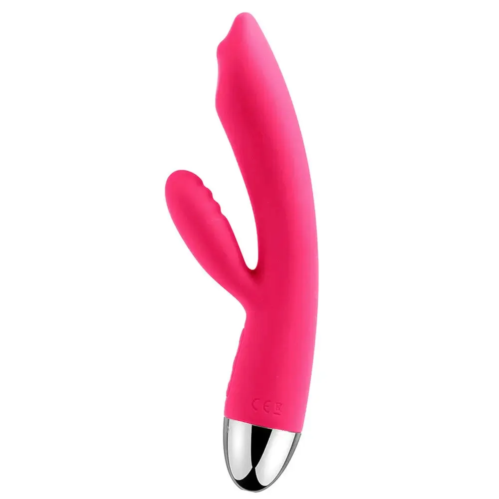 7.5-inch Svakom Silicone Red Rechargeable G-spot Vibrator