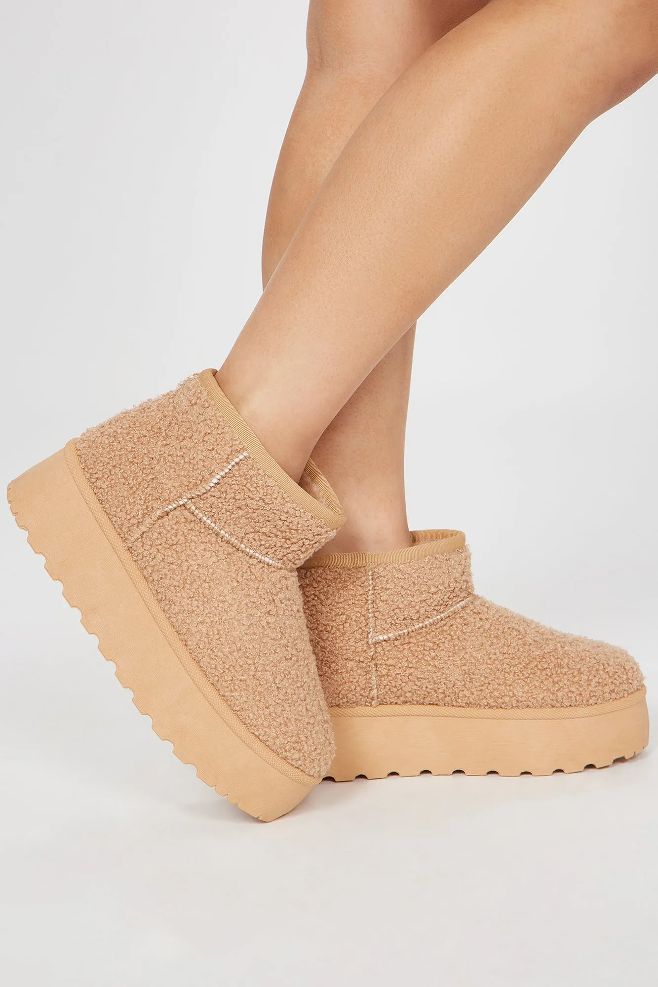 Always Cozy Booties - Beige