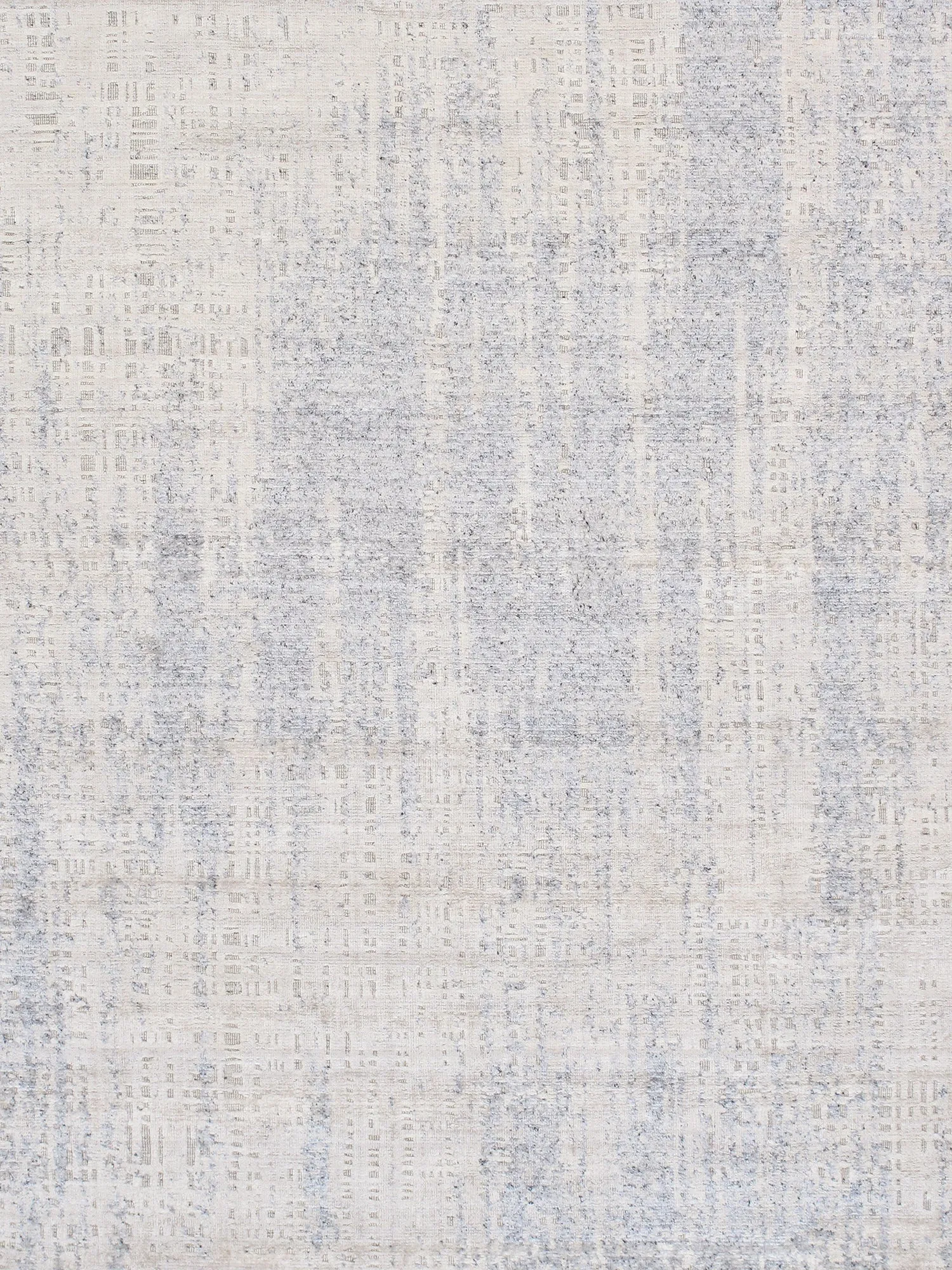 Amari Collection Hand-Loomed Bsilk & Wool Grey Area Rug- 8' 1" X 10' 0"