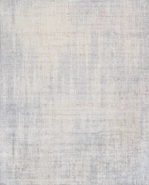 Amari Collection Hand-Loomed Bsilk & Wool Grey Area Rug- 8' 1" X 10' 0"