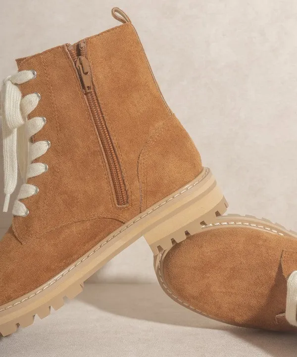 Amora Military Bootie // CAMEL or WHITE