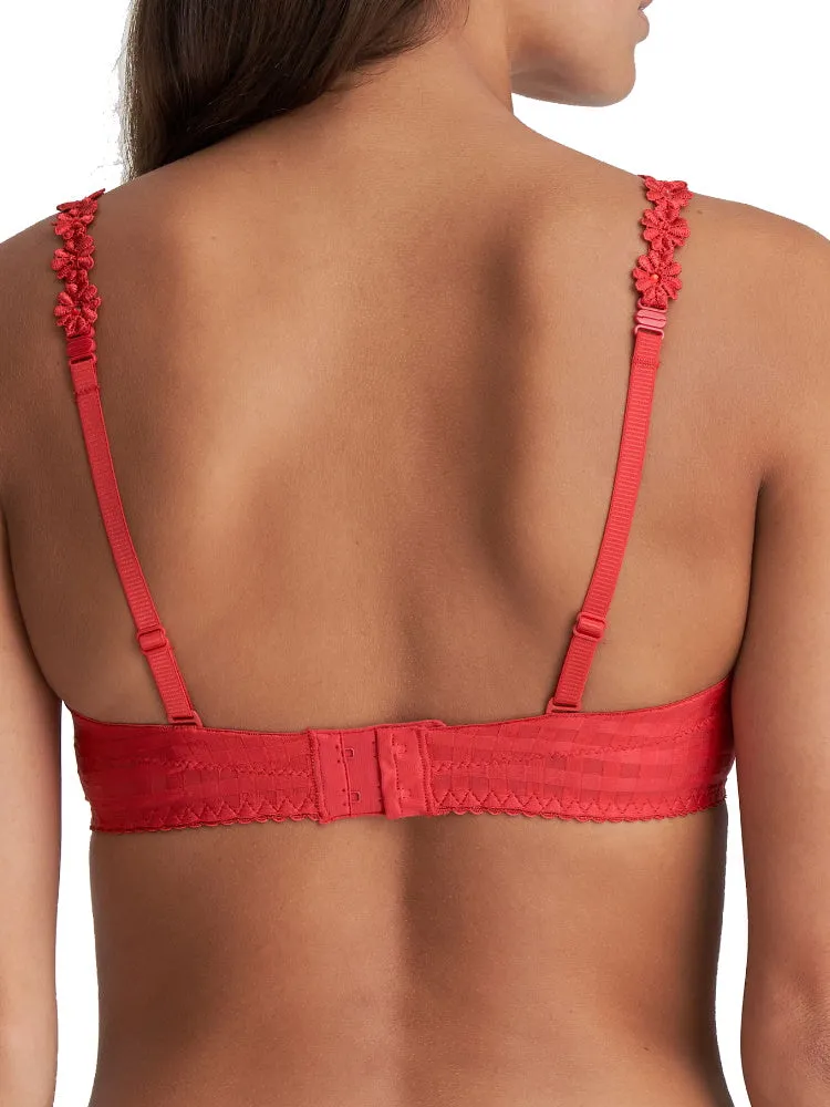 Avero Padded Strapless Bra - Scarlet