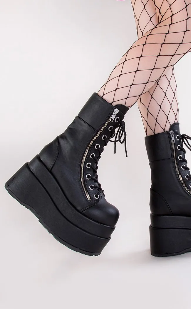 BEAR-265 Vegan Platform Boots