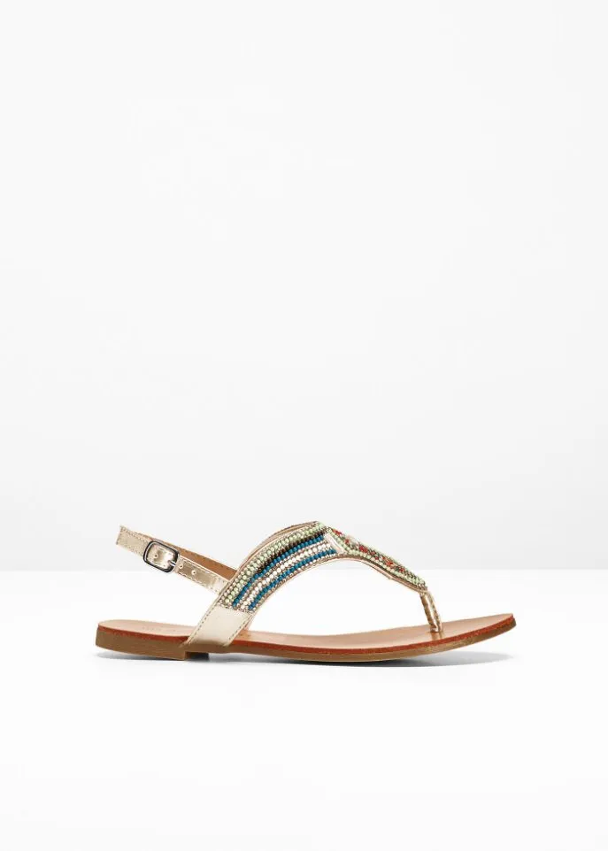 Bodyflirt toe sandals, green