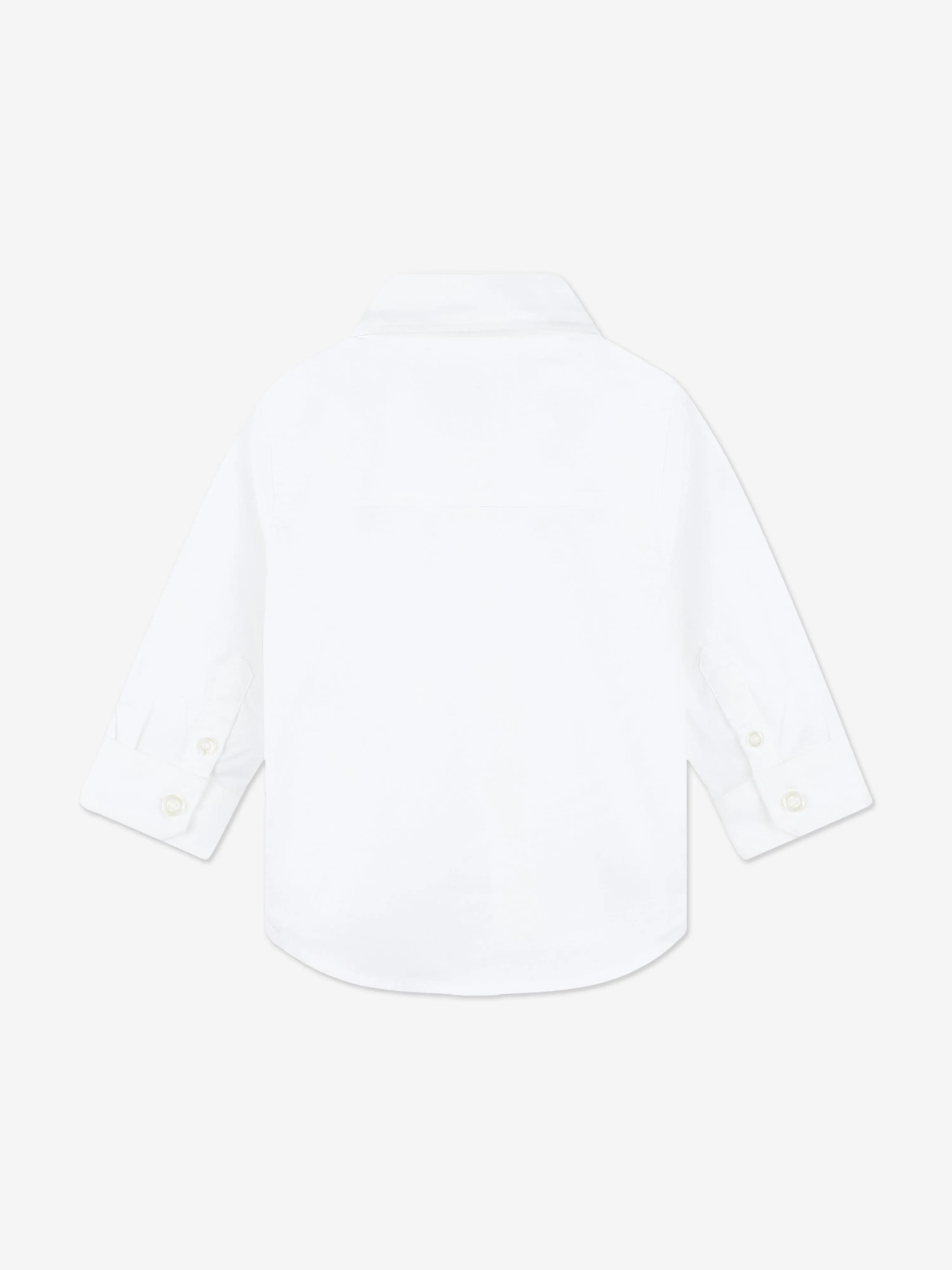 BOSS Baby Boys Long Sleeve Shirt in White