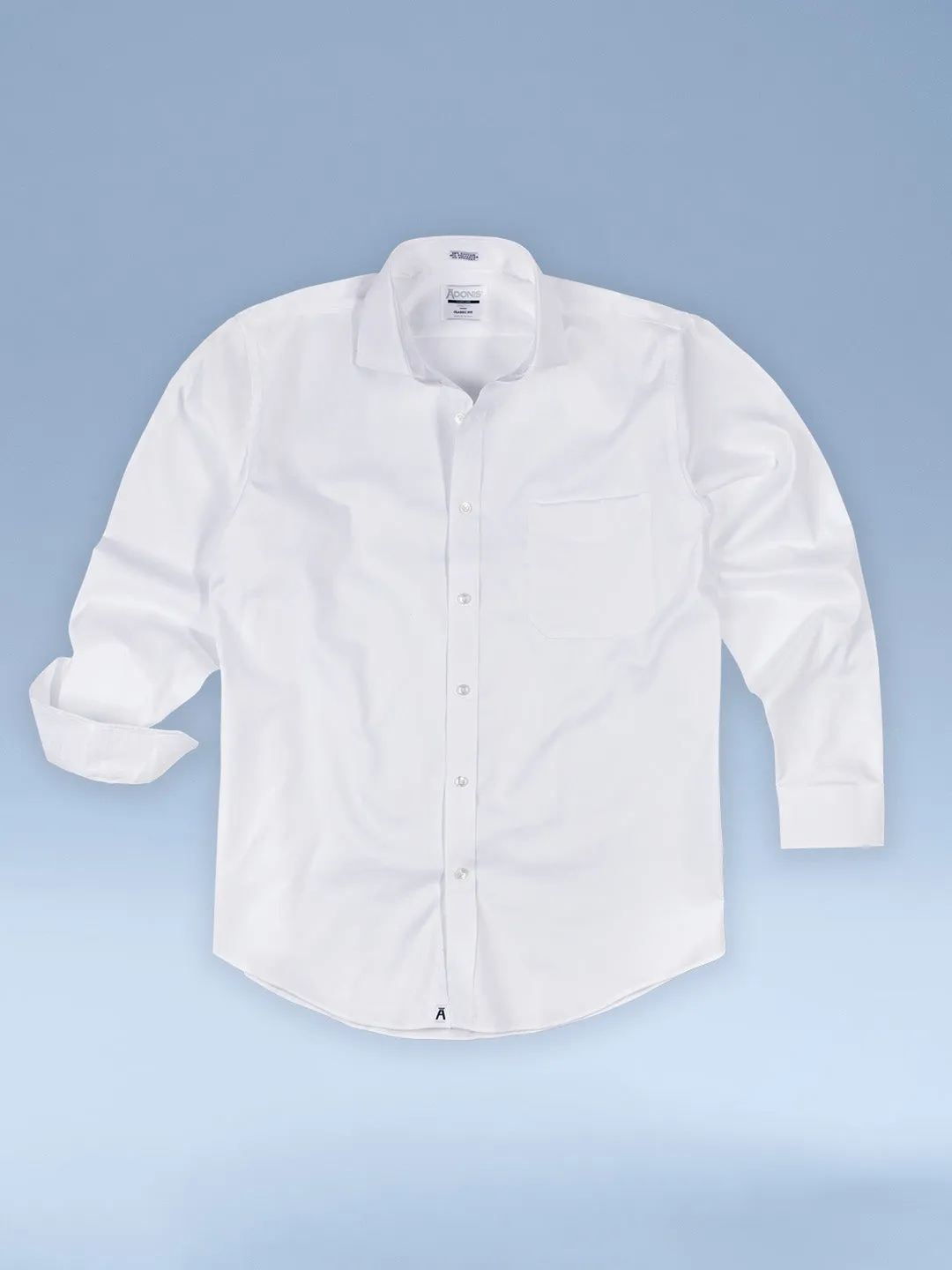 Boys Classic Fit Easy Care Stretch Twill Dress Shirt