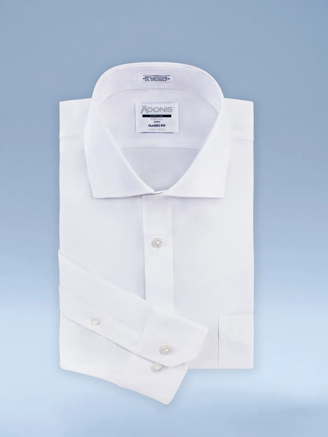 Boys Classic Fit Easy Care Stretch Twill Dress Shirt