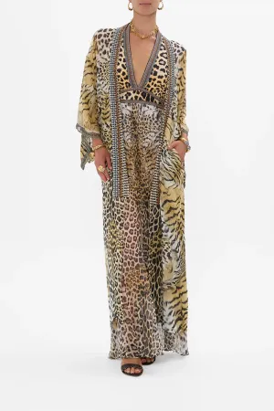 CAMILLA JAGUAR KIMONO LAYER WITH COLLAR