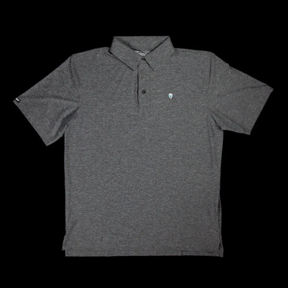 Charcoal Skull Polo