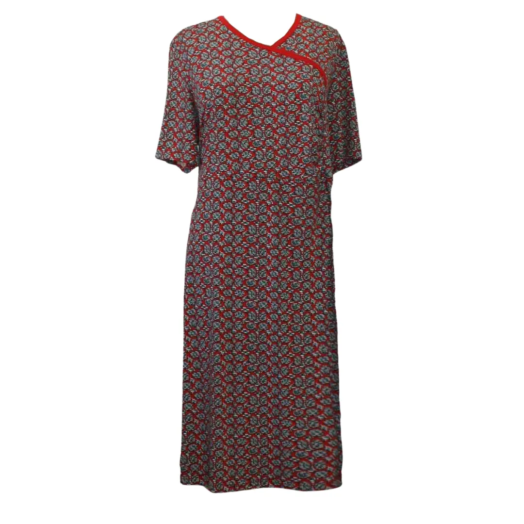 Cindy Adaptive Dress - Red/Grey