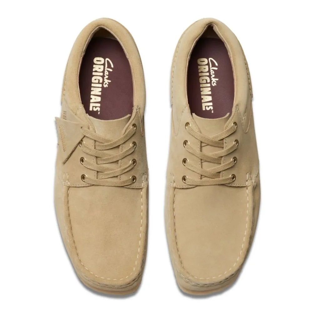 Clarks Men's Wallabee Boat in Maple Suede