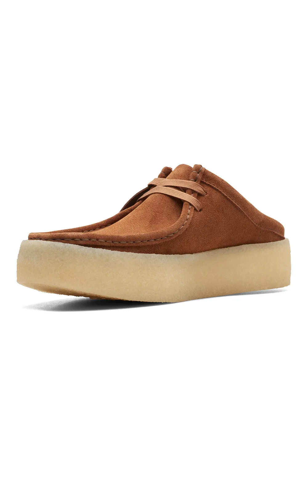 Clarks Wallabee Cup Lo Mule - Tan Suede