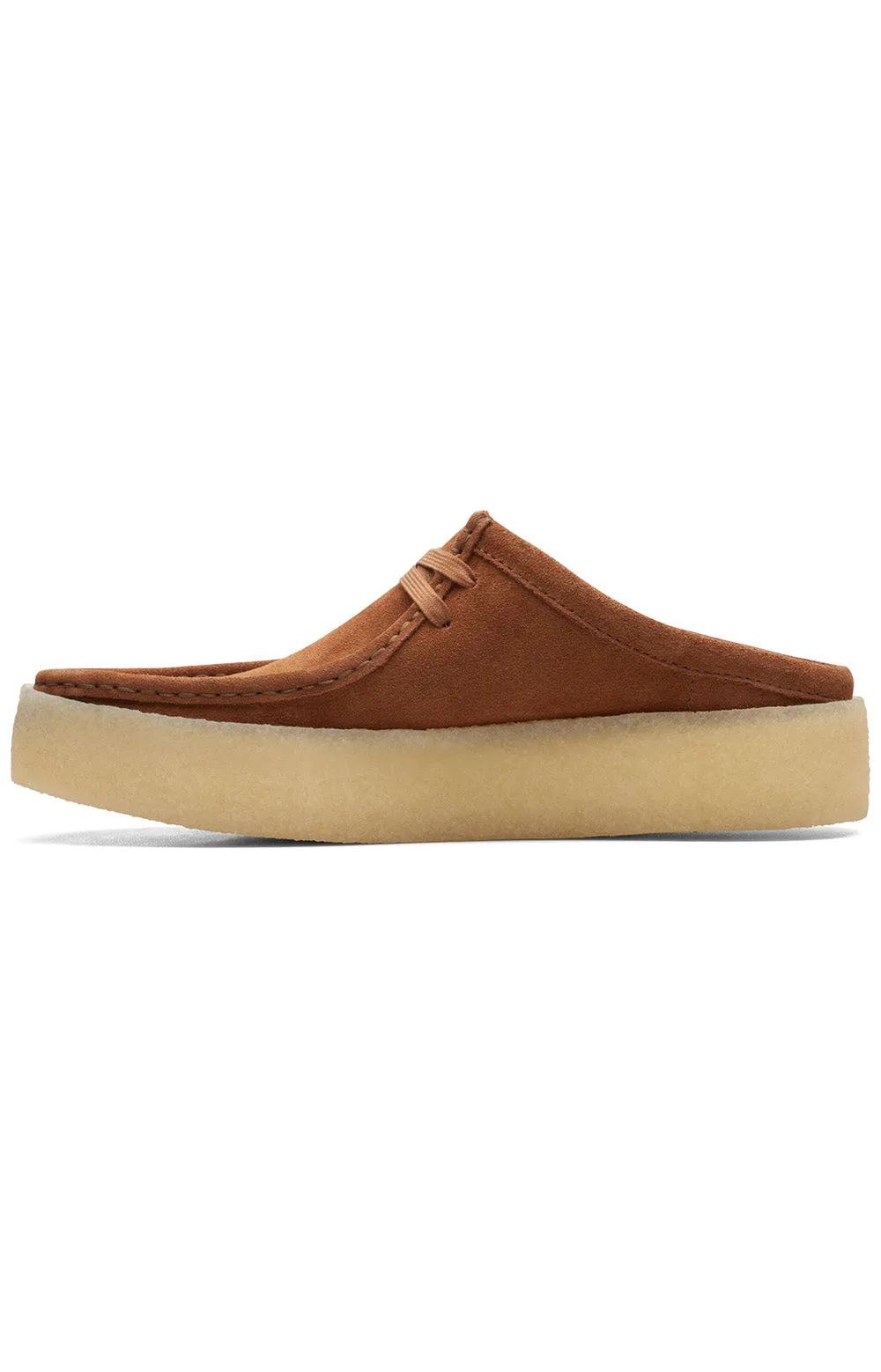 Clarks Wallabee Cup Lo Mule - Tan Suede