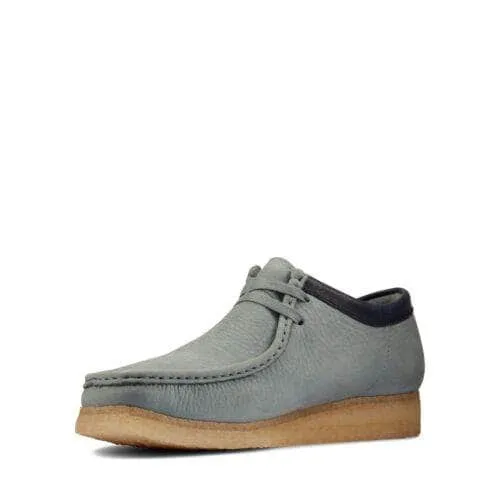 Clarks Wallabee Sage Blue Nubuck - Men's