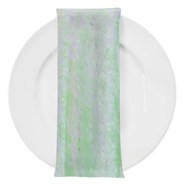 Classic Lace (w/ Poly Lining) Table Napkin in Mint 1765