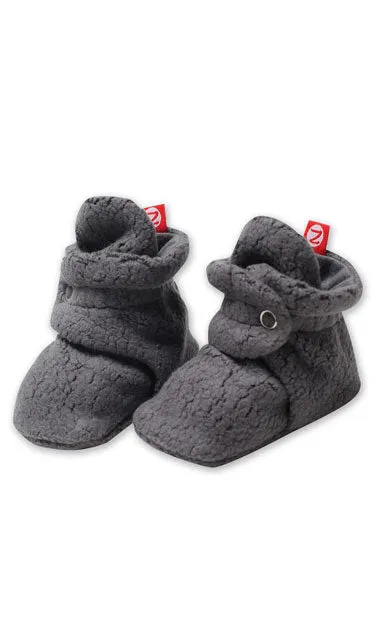 Cozie Fleece Solid Color Baby Bootie by Zutano