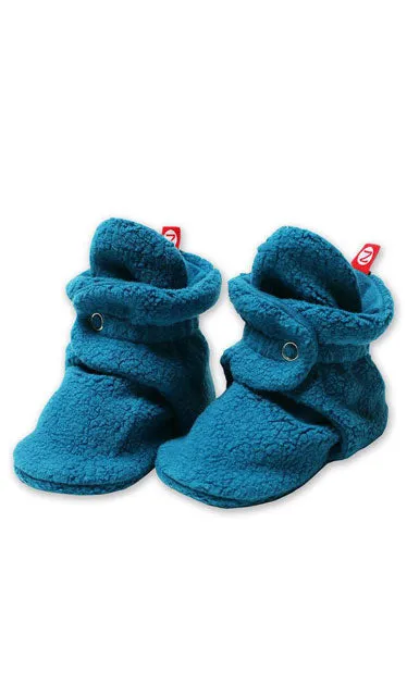 Cozie Fleece Solid Color Baby Bootie by Zutano