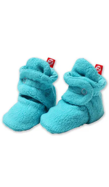 Cozie Fleece Solid Color Baby Bootie by Zutano