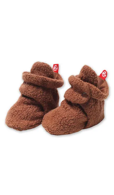 Cozie Fleece Solid Color Baby Bootie by Zutano