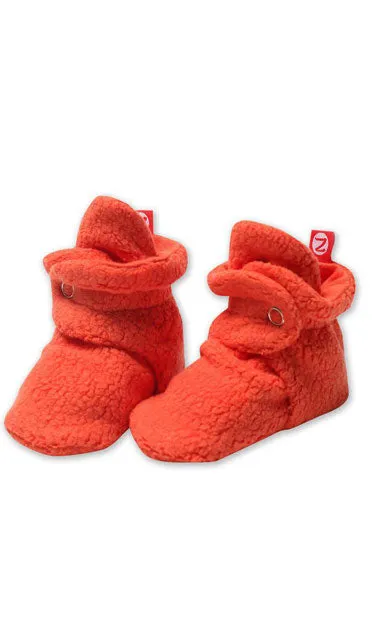 Cozie Fleece Solid Color Baby Bootie by Zutano