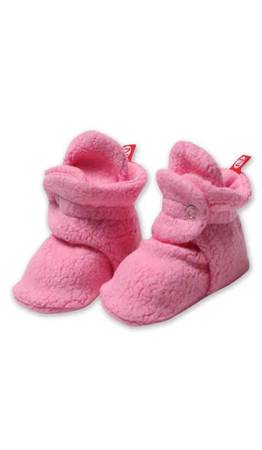 Cozie Fleece Solid Color Baby Bootie by Zutano