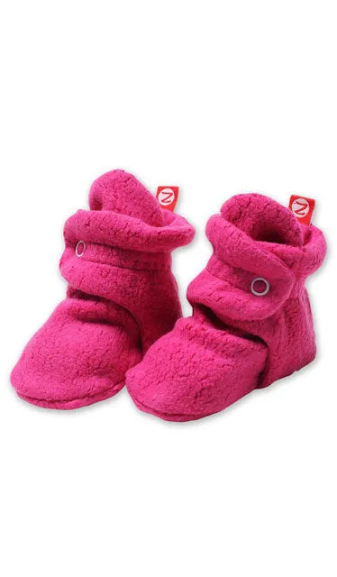 Cozie Fleece Solid Color Baby Bootie by Zutano