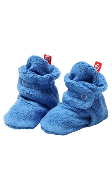 Cozie Fleece Solid Color Baby Bootie by Zutano