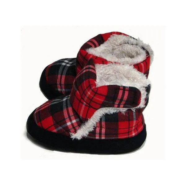 Cubbies Booties - Red Plaid