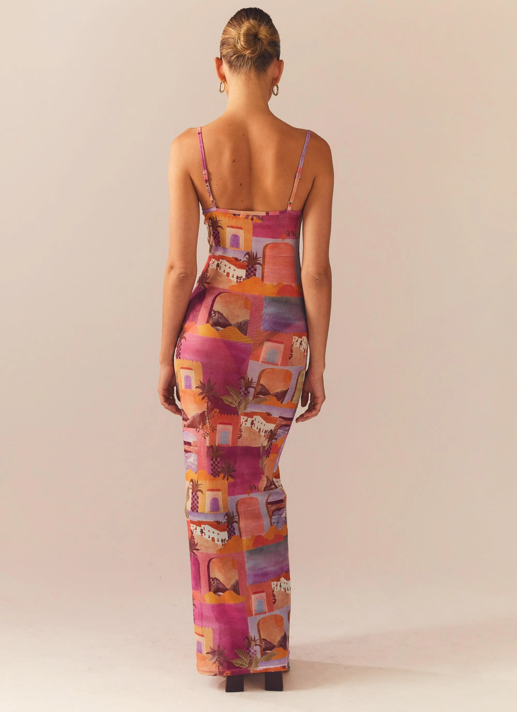 Dreams of the Desert Maxi Dress - Sunset Building