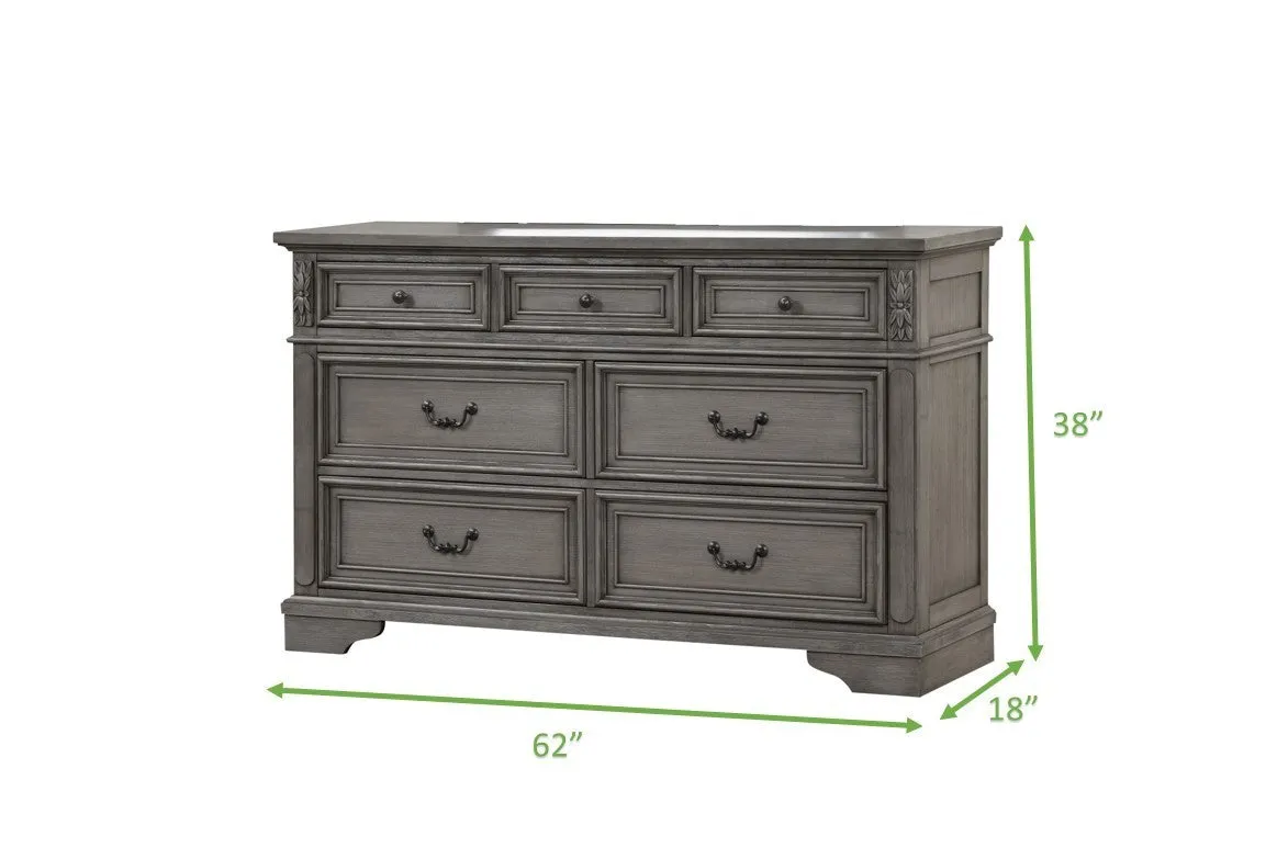 Elegant Gray Grace Dresser