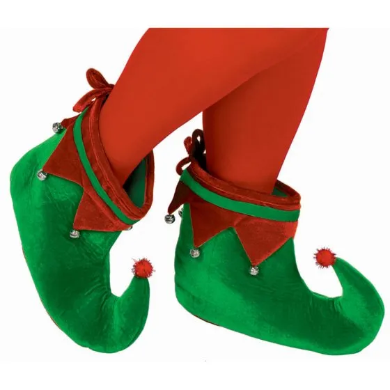 Elf Shoes with Bells Adult Size 1 Pair