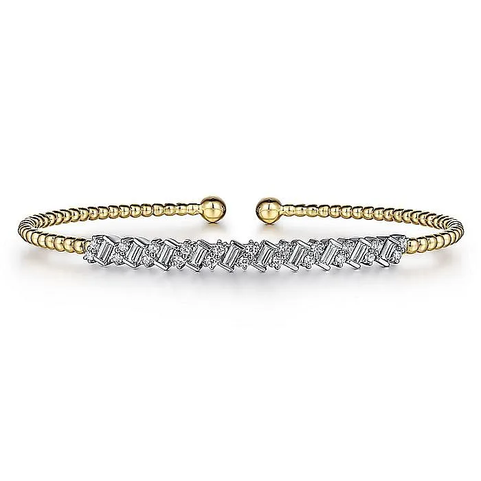 Gabriel & Co. Two-Tone Bujukan Diamond Bracelet