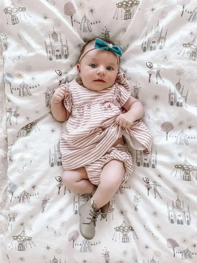 Gabriel- Beige Leather Baby Booties