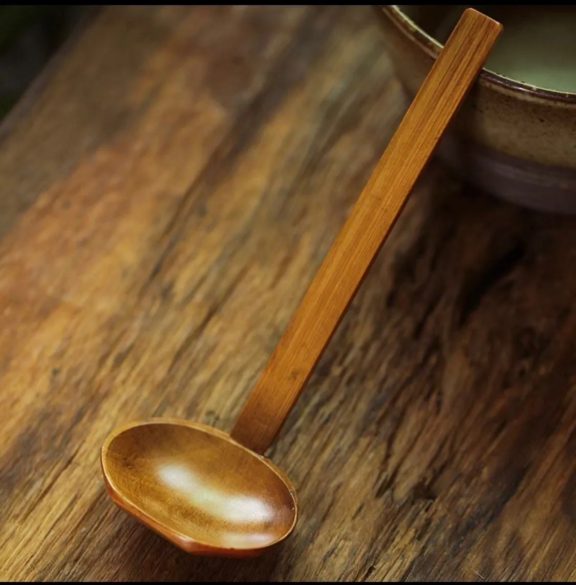 Gohobi Handmade Wooden Soup Spoon