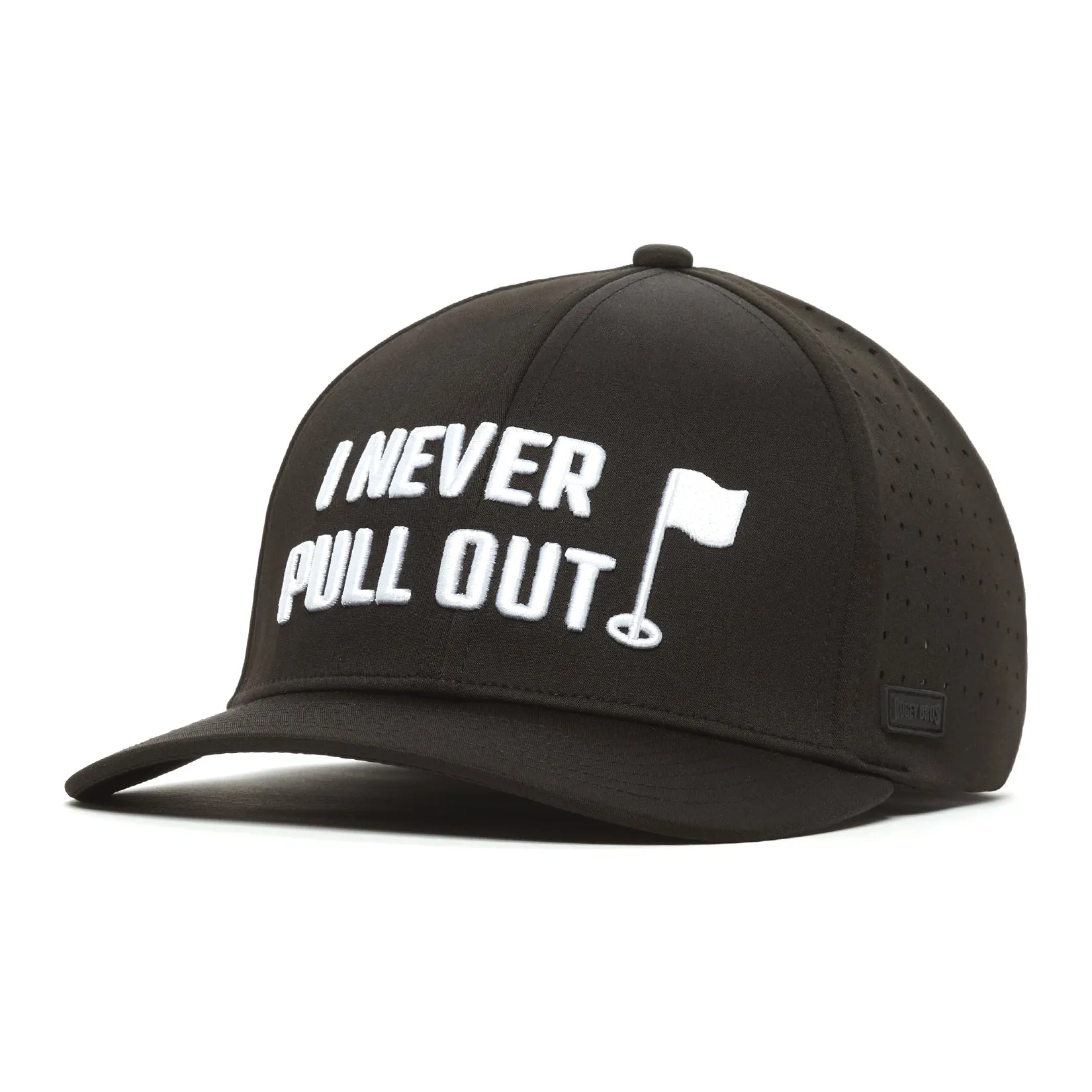 I Never Pull Out - Performance Golf Hat - Stretch Fit