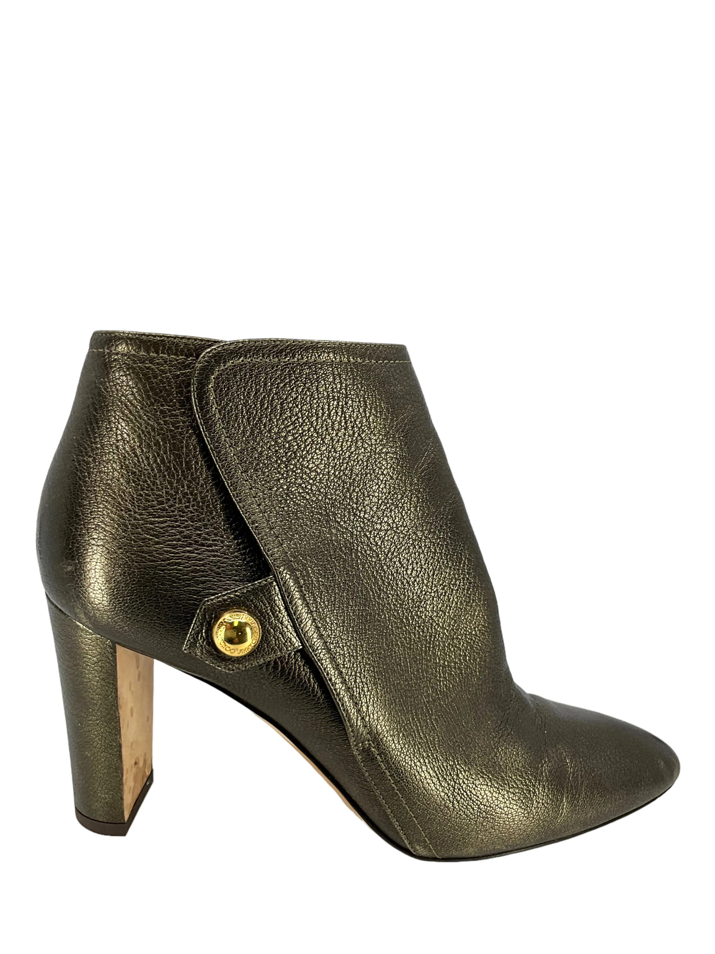 Jimmy Choo Leather Ankle Boots Size 9.5