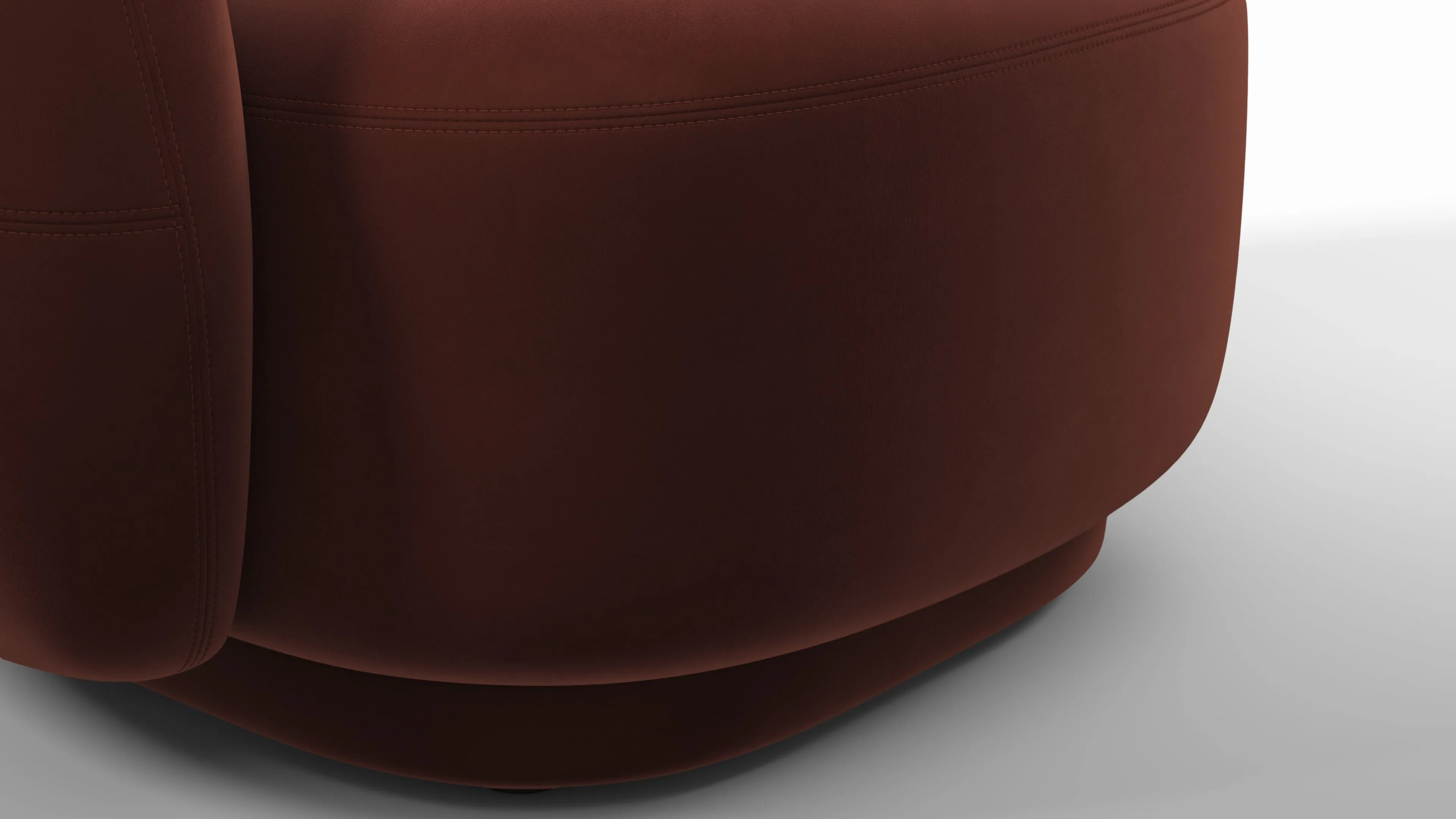 Julep - Julep Lounge Chair, Burgundy Velvet