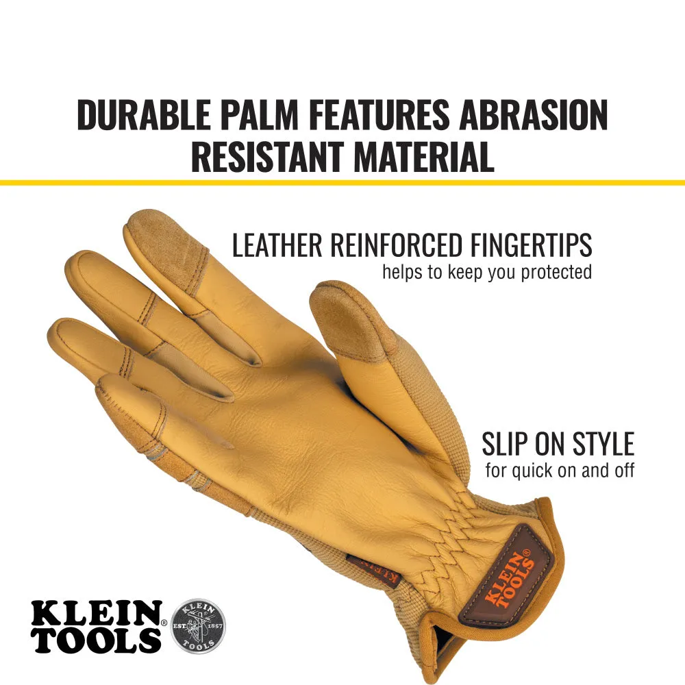 Klein 60608 Leather All Purpose Gloves, Large