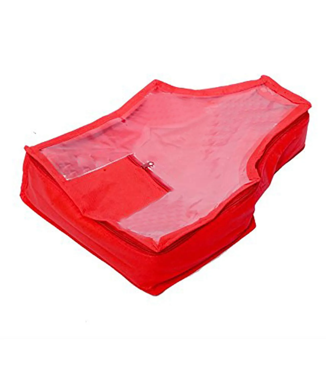 Kuber Industries 2 Piece Non Woven Blouse Cover Set (Red) - CTKTC23265