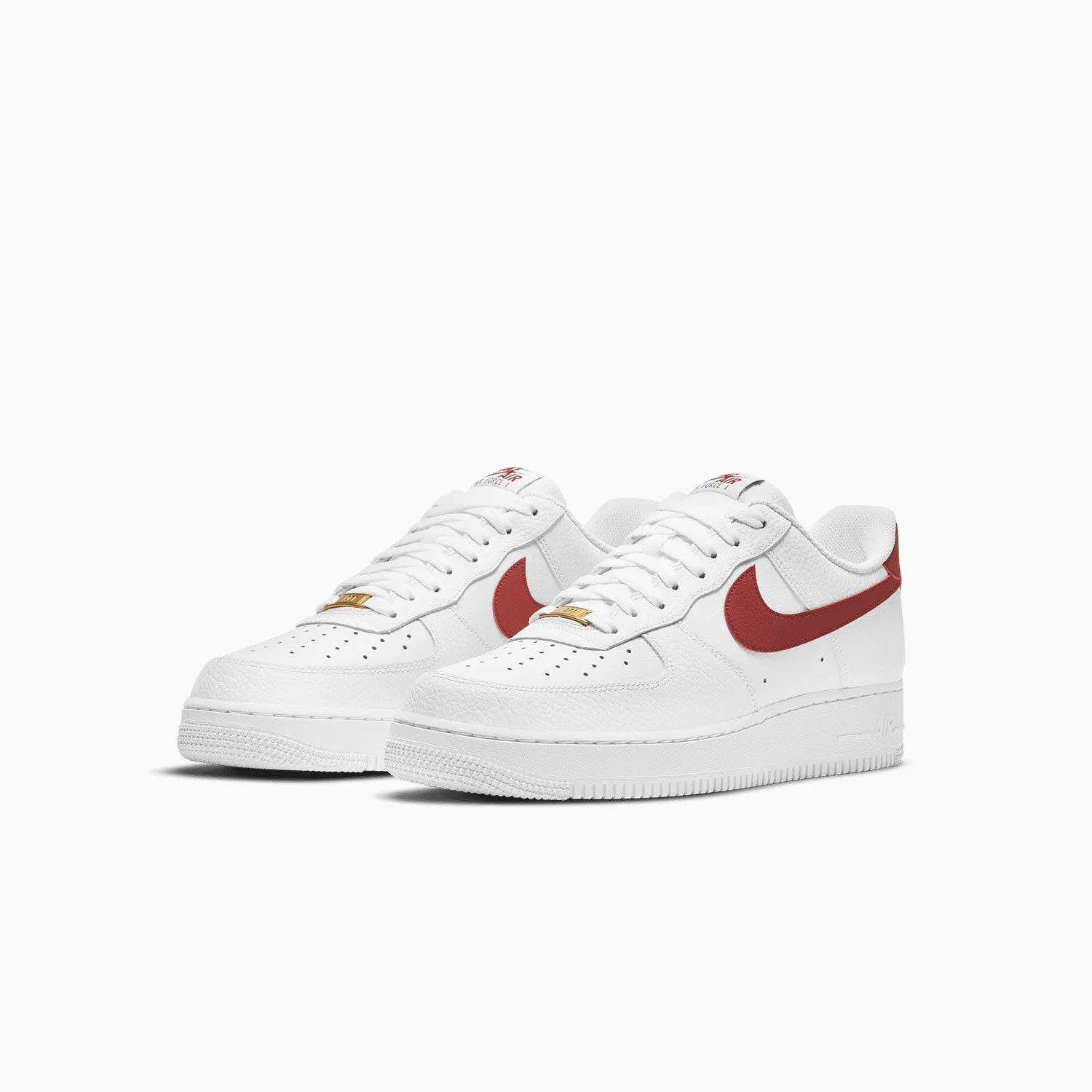 Men's Nike Air Force 1 `07  "WhiteTeam Red"