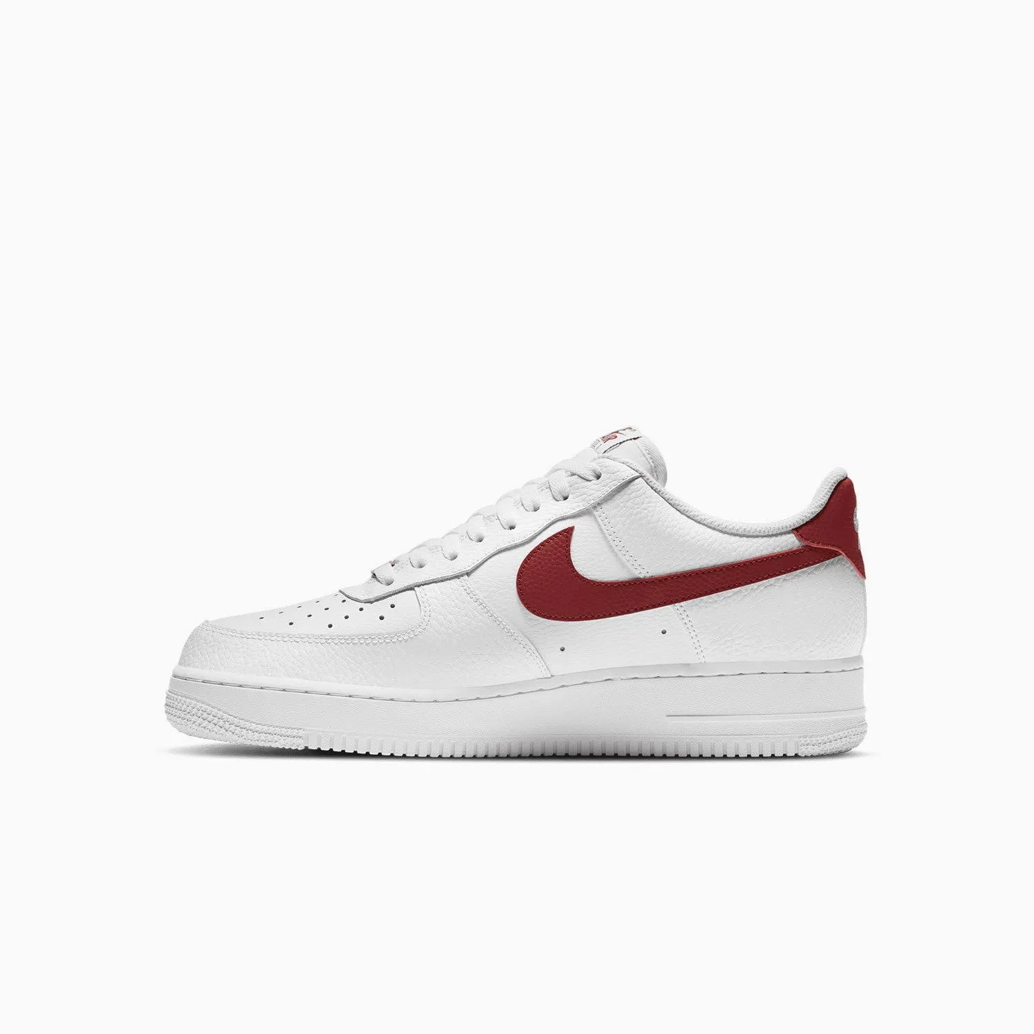 Men's Nike Air Force 1 `07  "WhiteTeam Red"