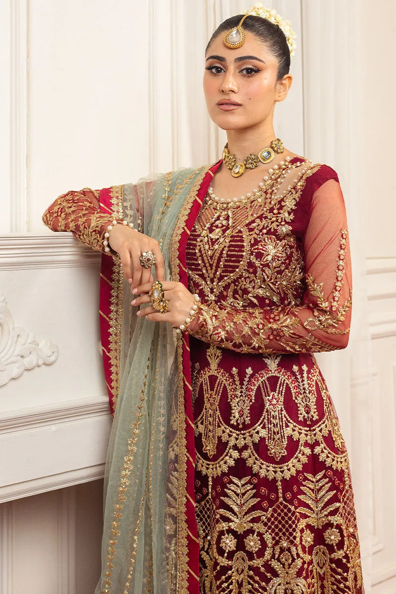 Mushq Hemline Aura Debut Wedding Formals – Scarlet