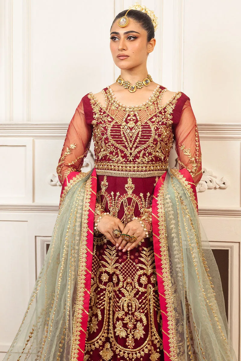 Mushq Hemline Aura Debut Wedding Formals – Scarlet