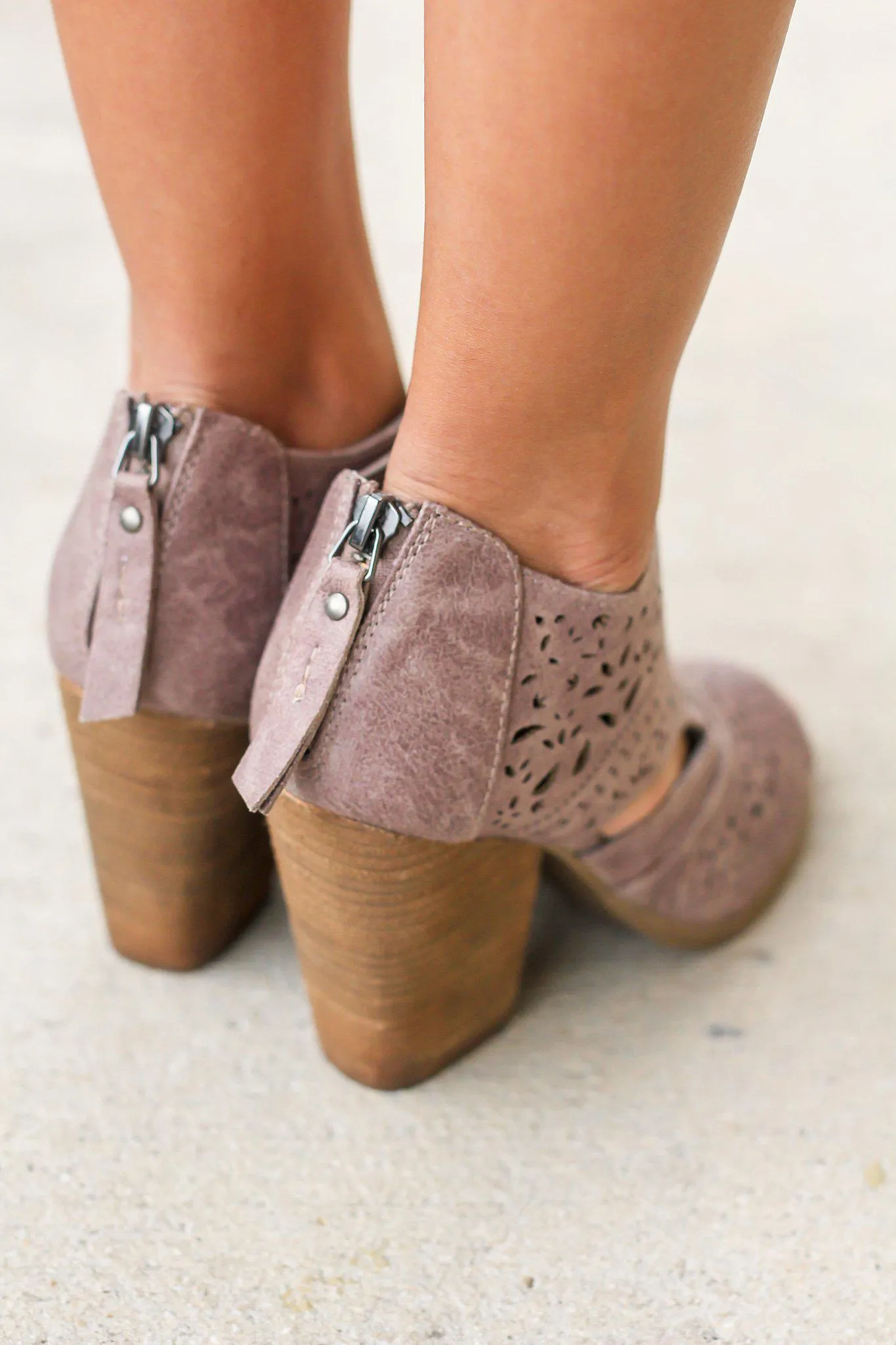 Santana Gray Booties