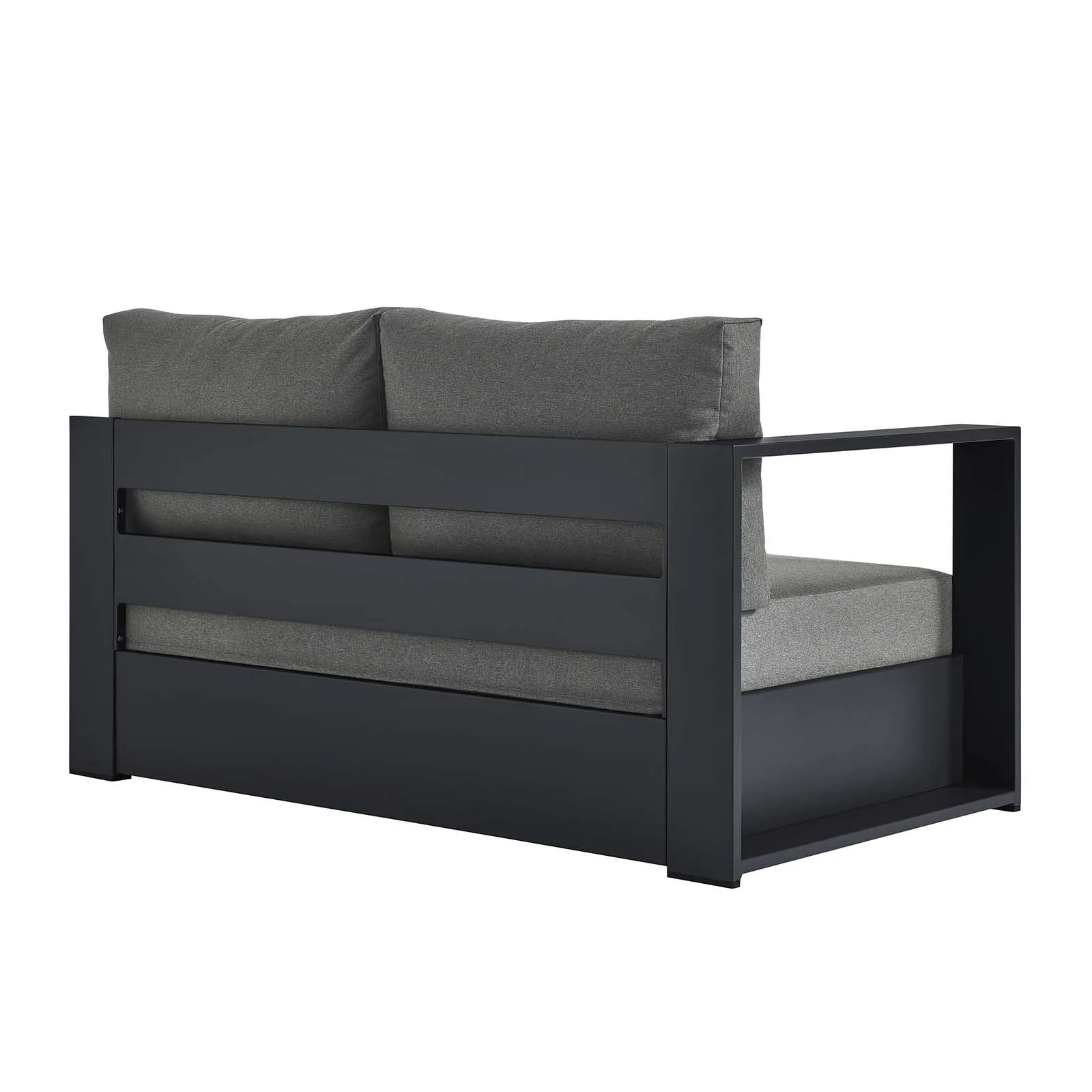 Tahoe Outdoor Patio Powder-Coated Aluminum Modular Left-Facing Loveseat