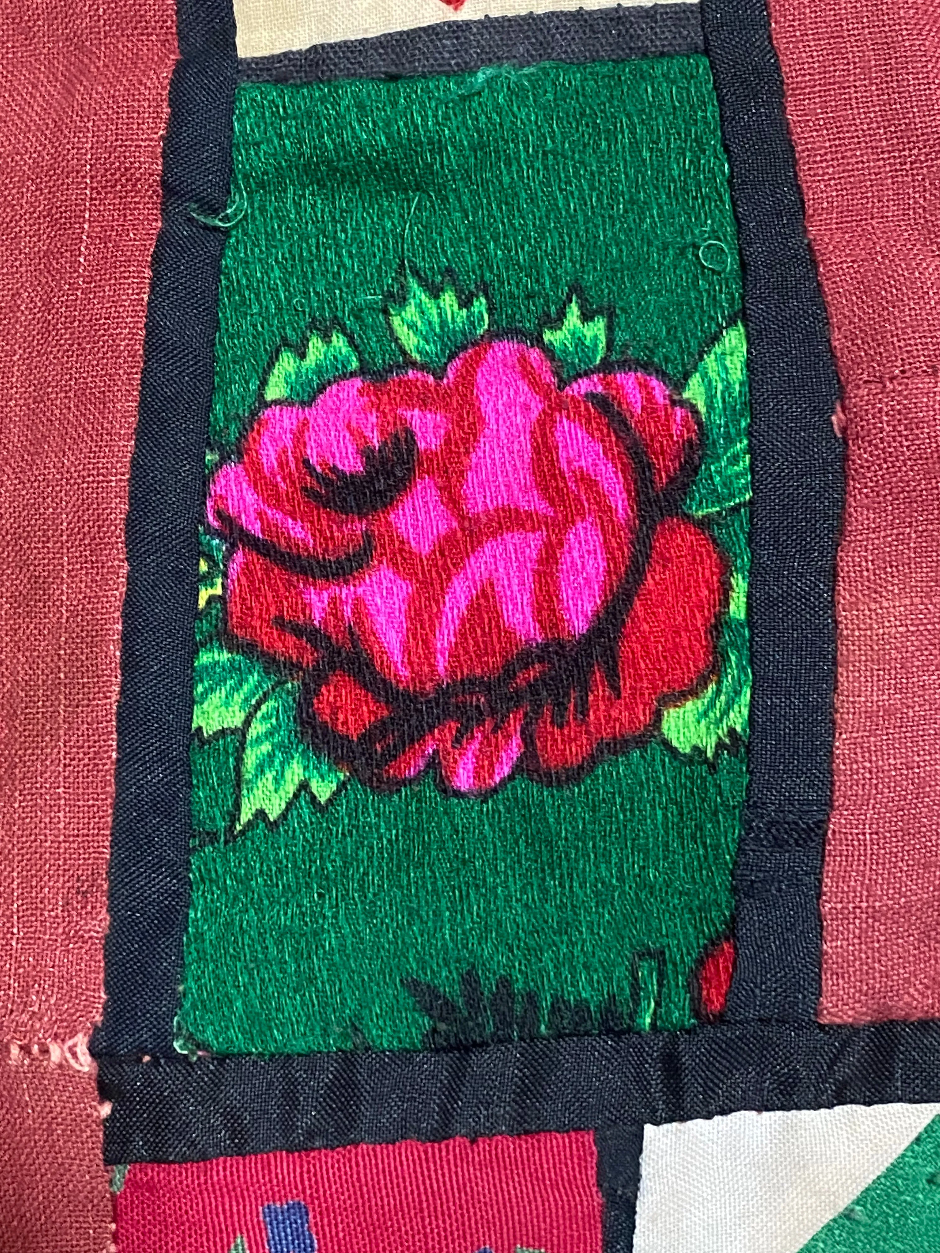 Uzbek Yuruk Yastik Lakai Patchwork Quilt