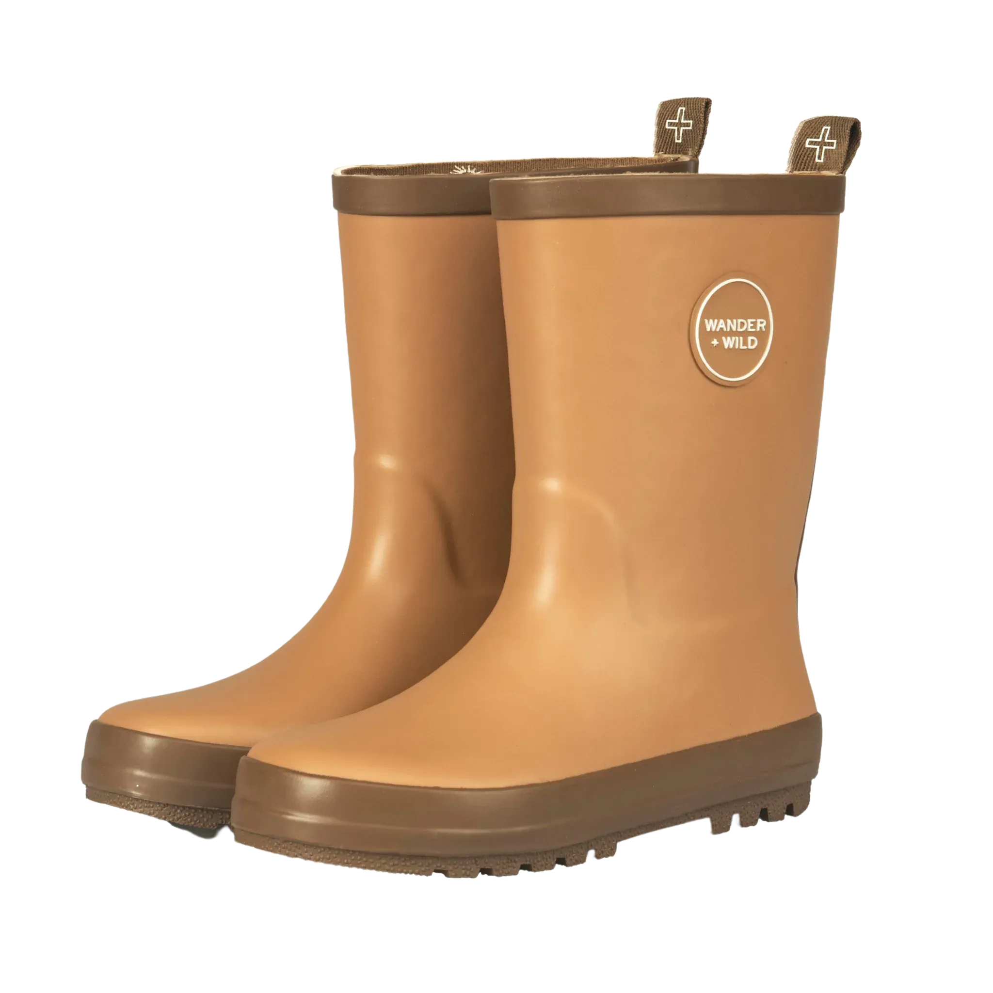 Wander & Wild Natural Rubber Gum Boots-Desert