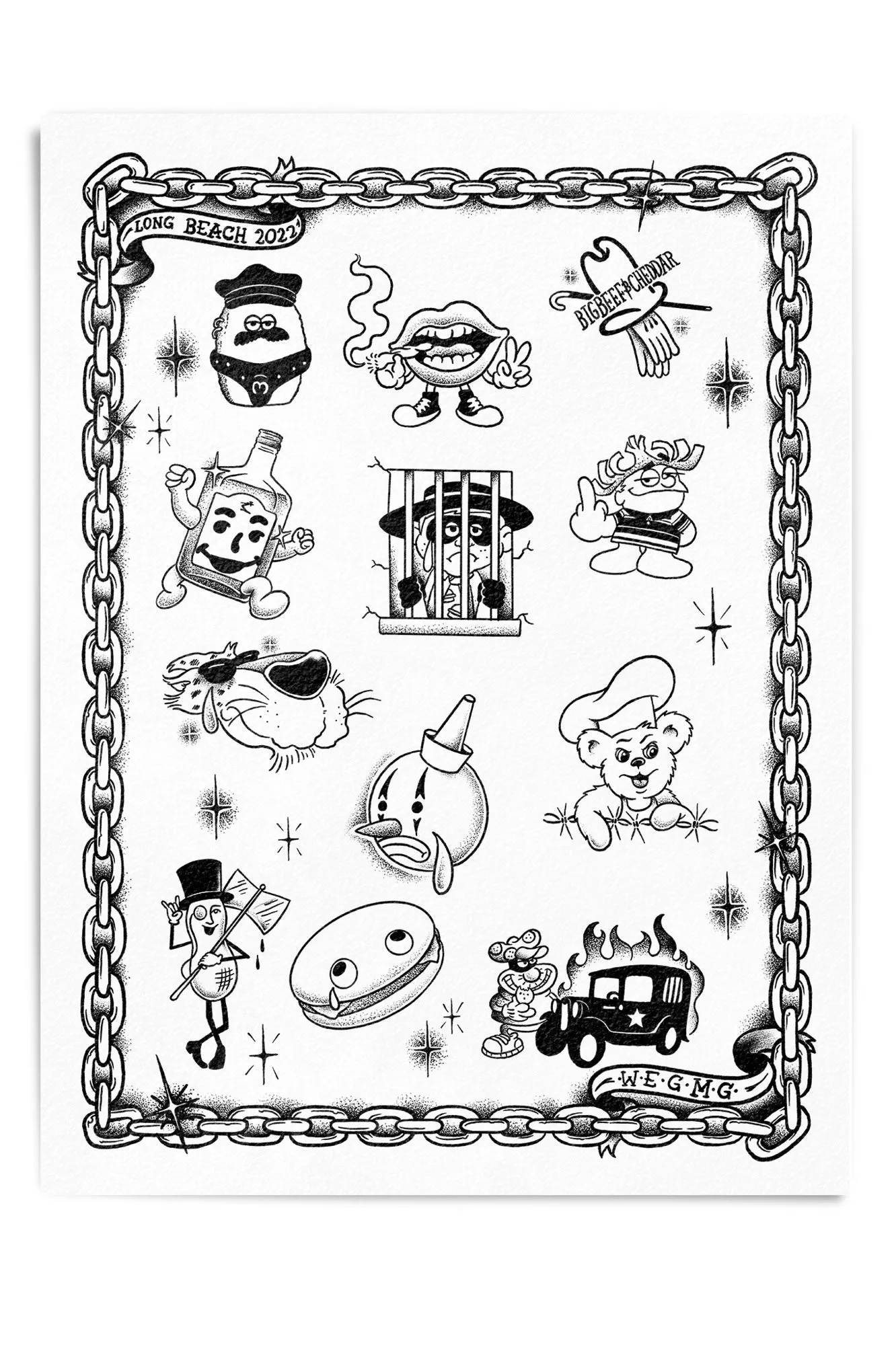 WEGMG Flash Sheet Signed & Numbered Serigraph