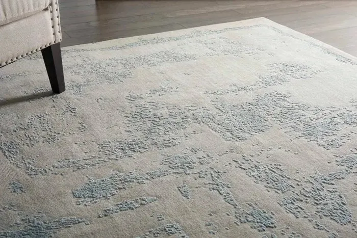 Wool & Silk CGS31 Beige/Seafoam Rug