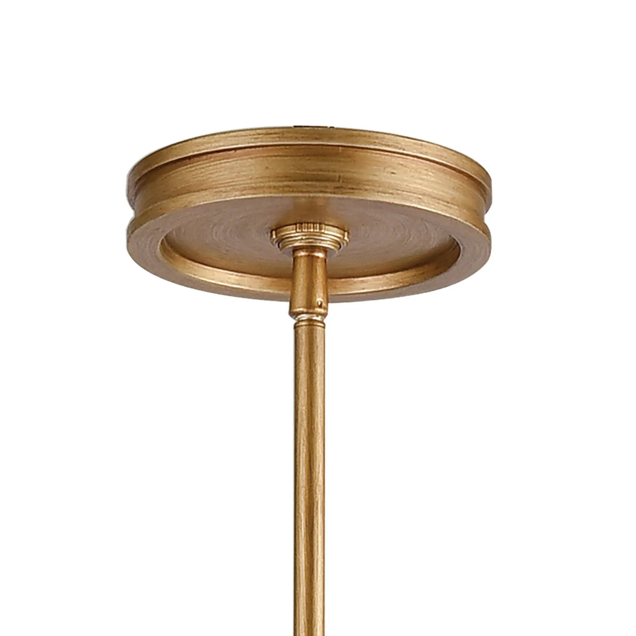 Xenia 38" 6 Light Chandelier in Matte Gold